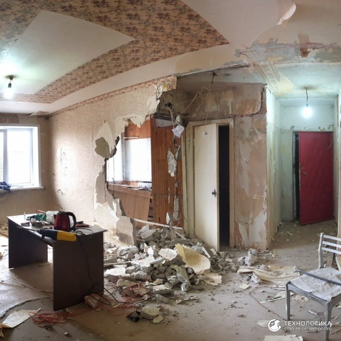 Фото 3, Ремонт и отделка «хрущевки» с перепланировкой