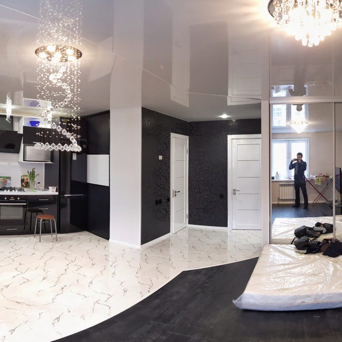 Фото Двухкомнатная квартира с перепланировкой