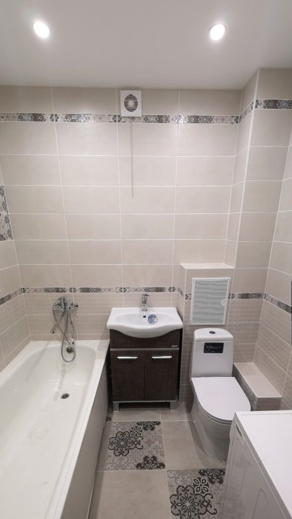 Ремонт совмещённого санузла, Совмещённый санузел 1