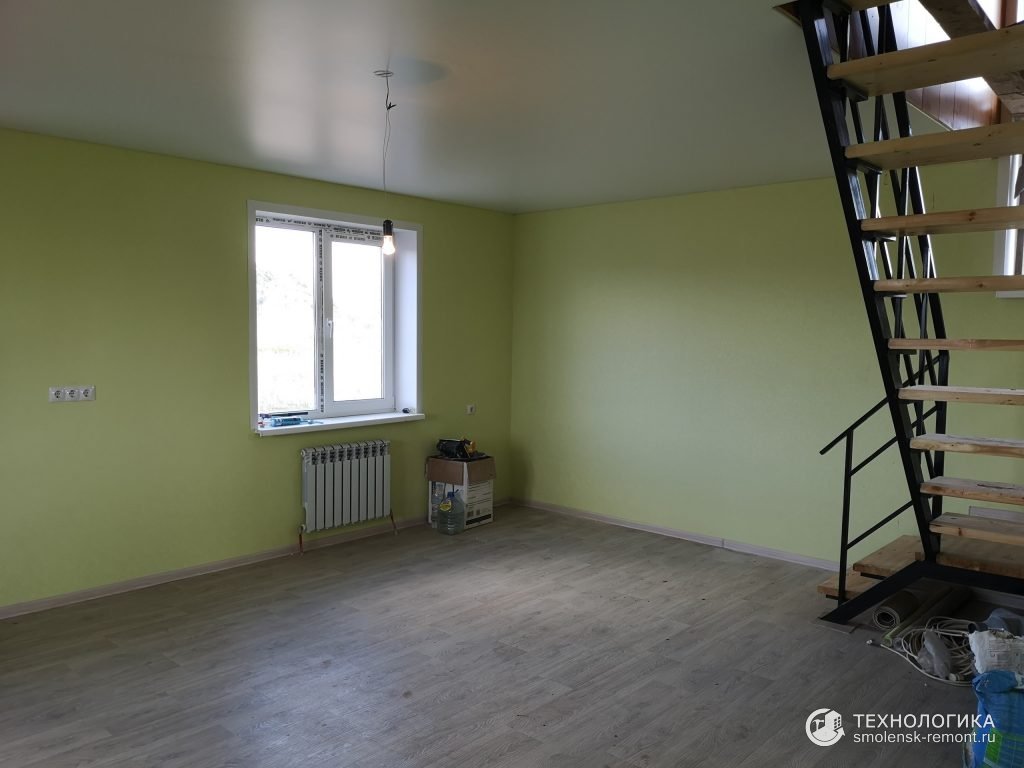 Бюджетная отделка коттеджа в сжатые сроки