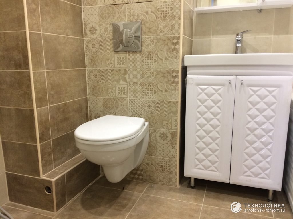 Ремонт совмещённого санузла «под ключ»