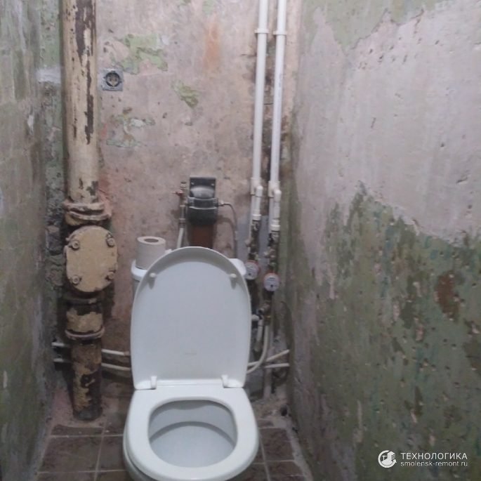 Фото 3, Ремонт санузла в смоленской «сталинке»