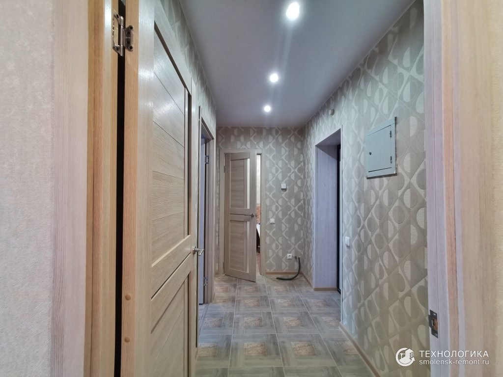 Бюджетный ремонт «под ключ», ремонт коридора под ключ