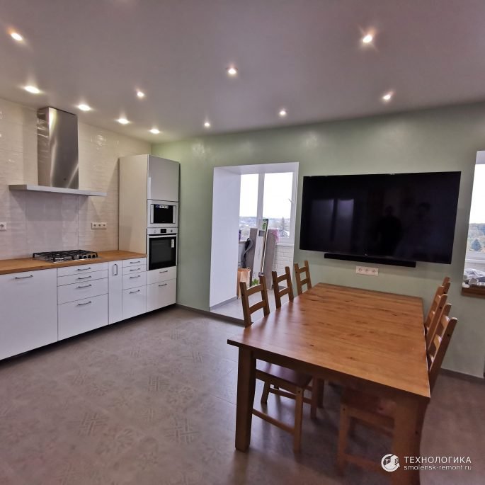 Фото Дизайнерский ремонт трёхкомнатной квартиры