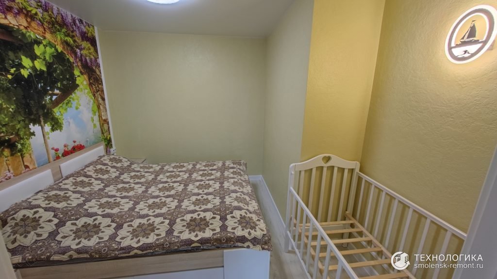 Дизайнерский ремонт квартиры-студии в Красном Бору, ремонт в желтых тонах