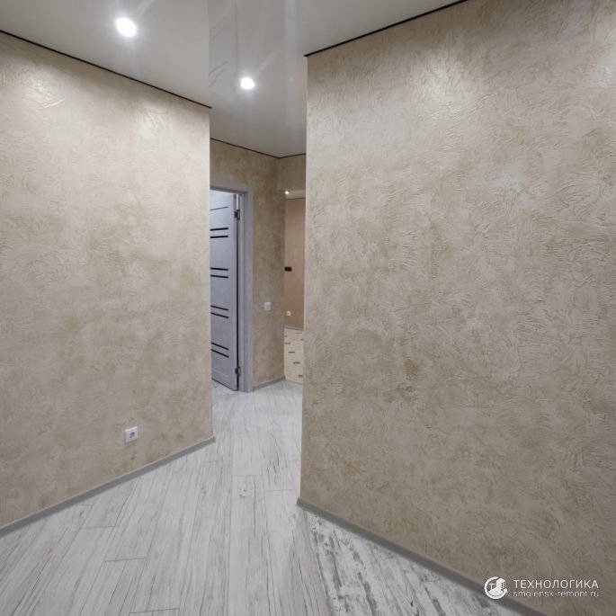 Фото Ремонт «под ключ» с декоративными штукатурками