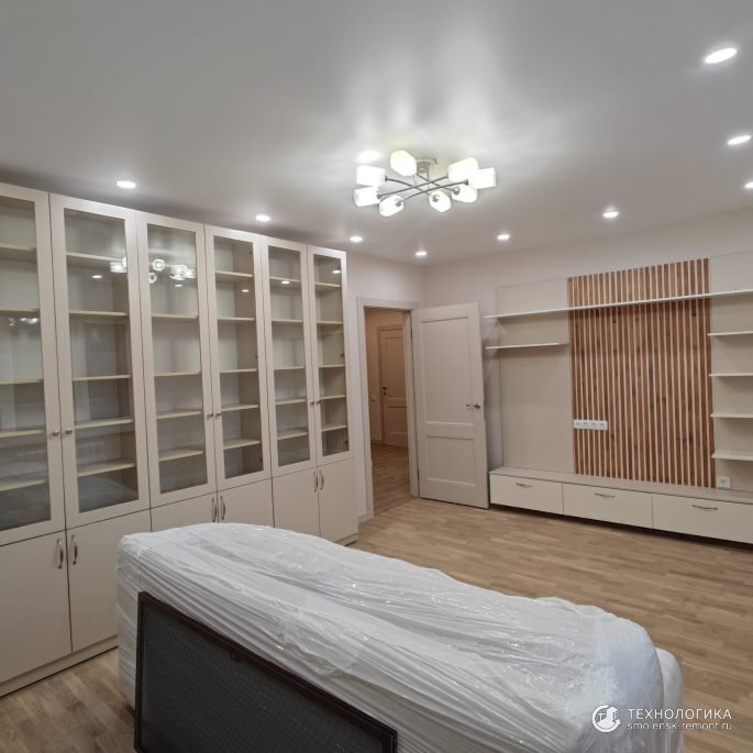 Фото Дизайнерский ремонт «под ключ» в тёплых тонах