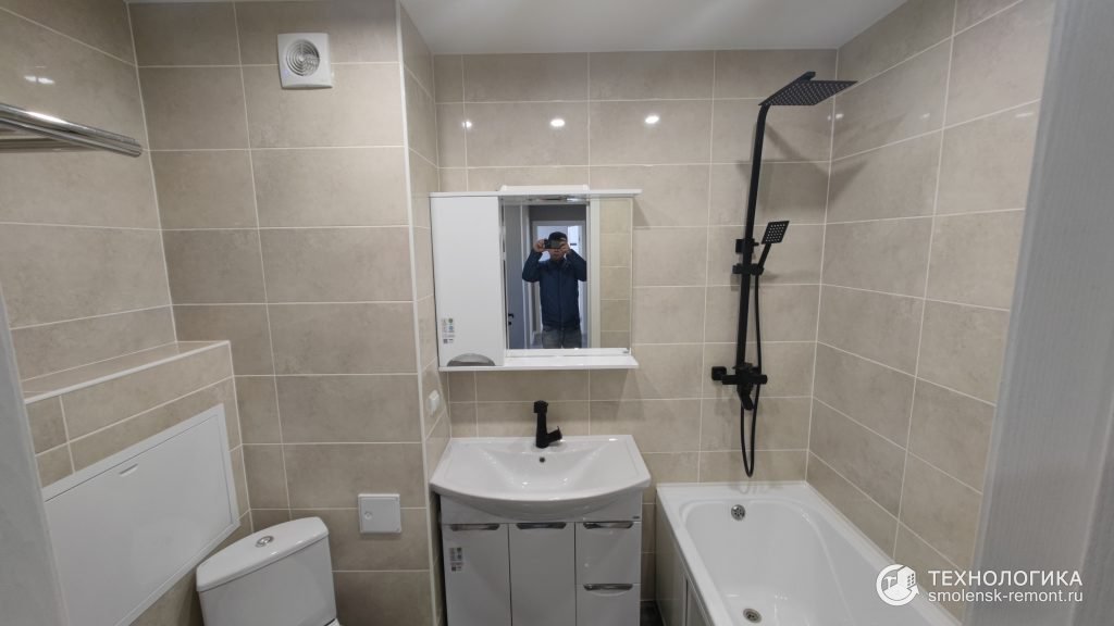 Ремонт квартиры «под ключ» в новостройке, ремонт ванной