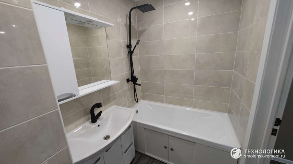 Ремонт квартиры «под ключ» в новостройке, ремон  санузла под ключ