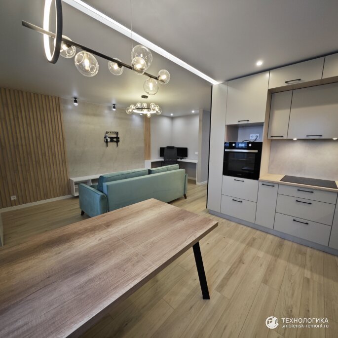 Фото Ремонт трёхкомнатной квартиры в новостройке на Рыленкова