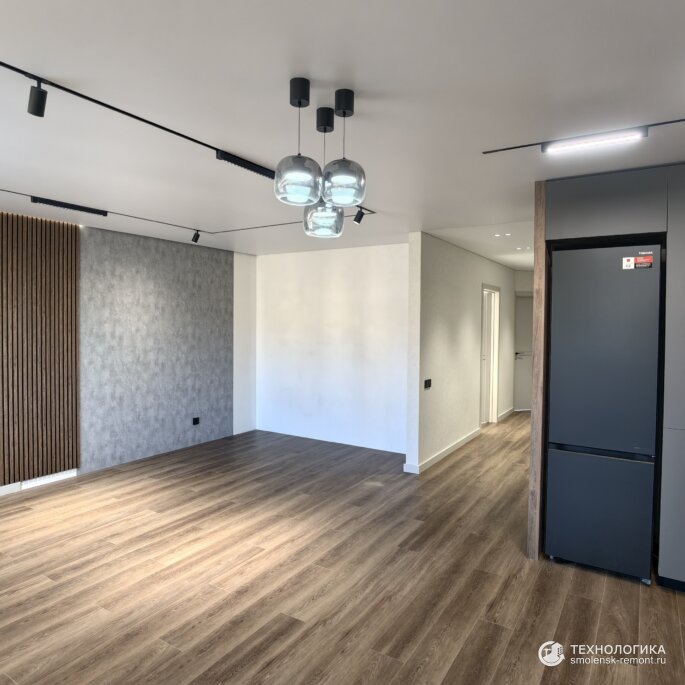 Фото 1, Дизайнерский ремонт трёхкомнатной квартиры под ключ в Смоленске