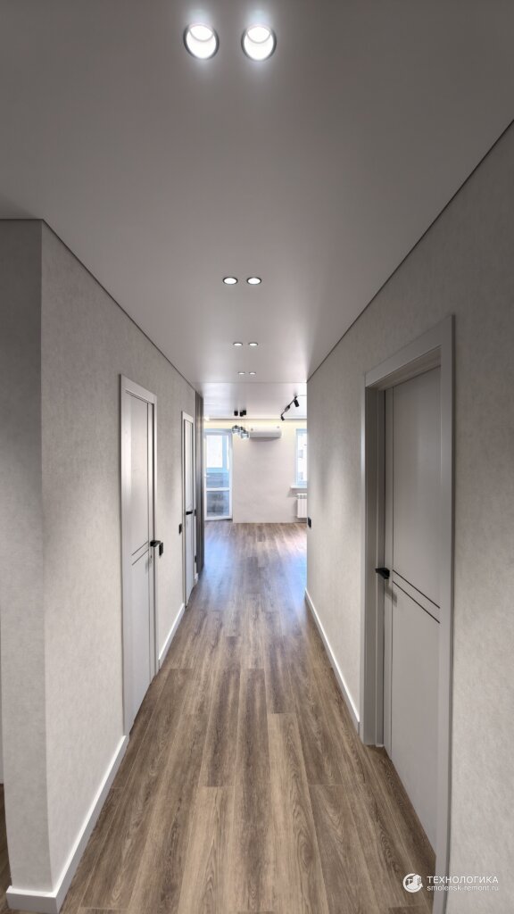Дизайнерский ремонт трёхкомнатной квартиры под ключ в Смоленске, korridor IMG_20251224_123407