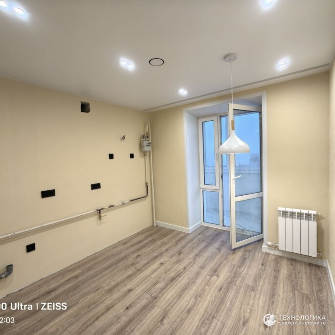 Ремонт большой квартиры в Смоленске в ЖК «Европейский» по дизайн-проекту